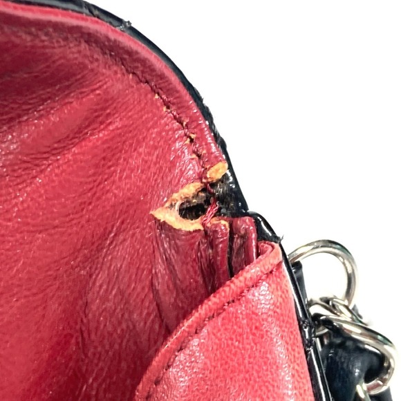 CHANEL Black Leather Logo Pouch - Picture 14 of 15